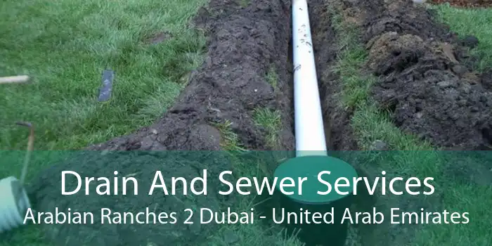 Drain And Sewer Services Arabian Ranches 2 Dubai - United Arab Emirates