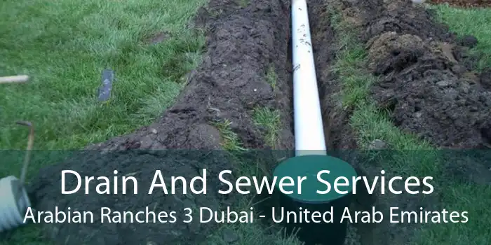 Drain And Sewer Services Arabian Ranches 3 Dubai - United Arab Emirates