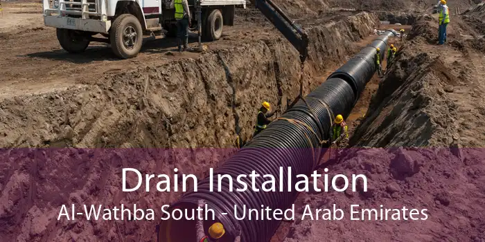 Drain Installation Al-Wathba South - United Arab Emirates