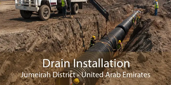 Drain Installation Jumeirah District - United Arab Emirates