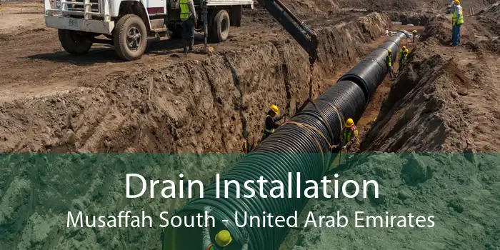 Drain Installation Musaffah South - United Arab Emirates