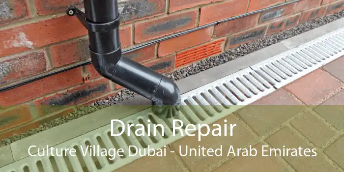 Drain Repair Culture Village Dubai - United Arab Emirates