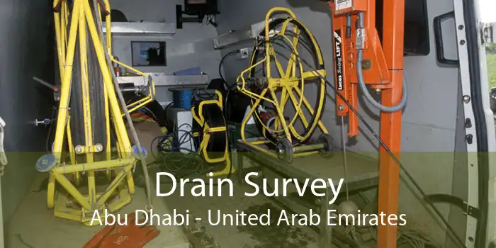 Drain Survey Abu Dhabi - United Arab Emirates