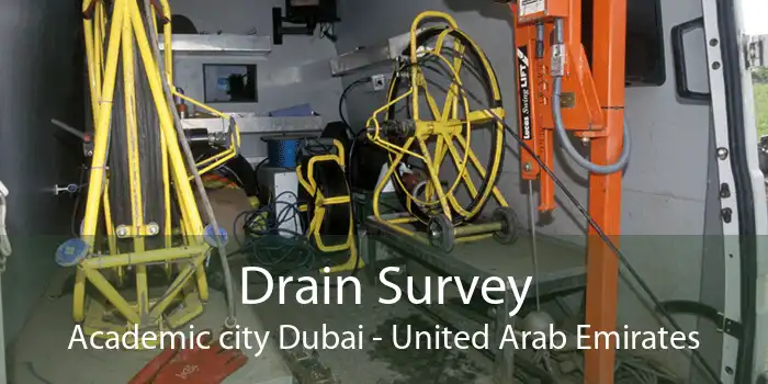 Drain Survey Academic city Dubai - United Arab Emirates