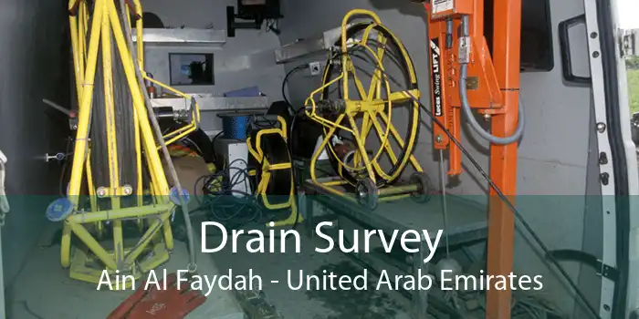 Drain Survey Ain Al Faydah - United Arab Emirates