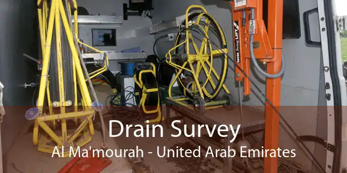 Drain Survey Al Ma'mourah - United Arab Emirates