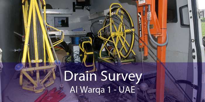 Drain Survey Al Warqa 1 - UAE