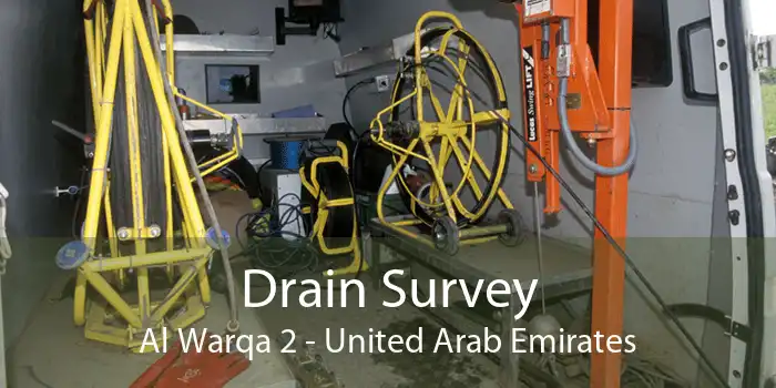 Drain Survey Al Warqa 2 - United Arab Emirates