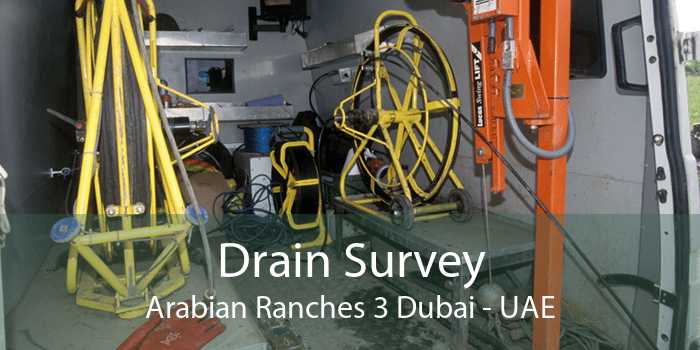 Drain Survey Arabian Ranches 3 Dubai - UAE