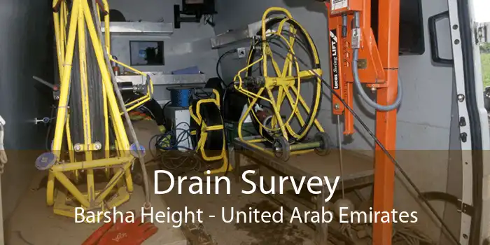 Drain Survey Barsha Height - United Arab Emirates