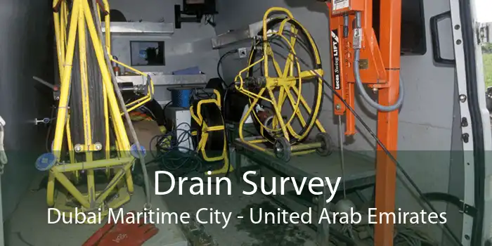 Drain Survey Dubai Maritime City - United Arab Emirates