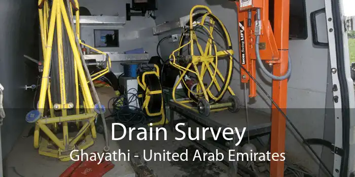 Drain Survey Ghayathi - United Arab Emirates
