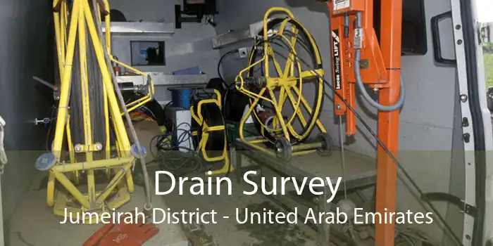 Drain Survey Jumeirah District - United Arab Emirates