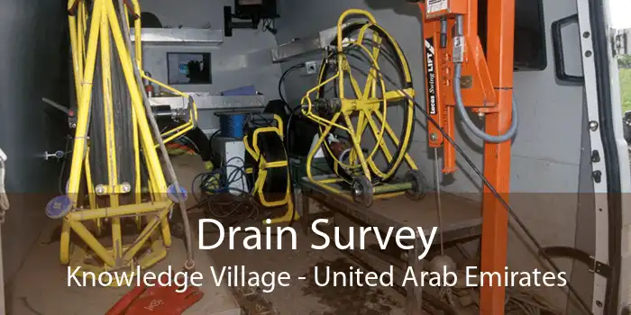 Drain Survey Knowledge Village - United Arab Emirates