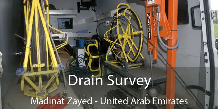 Drain Survey Madinat Zayed - United Arab Emirates