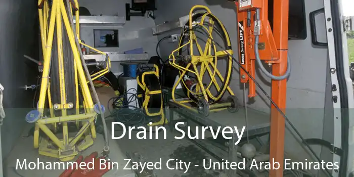 Drain Survey Mohammed Bin Zayed City - United Arab Emirates