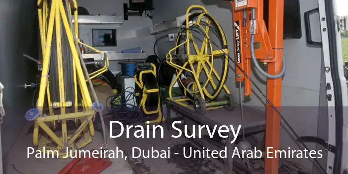 Drain Survey Palm Jumeirah, Dubai - United Arab Emirates