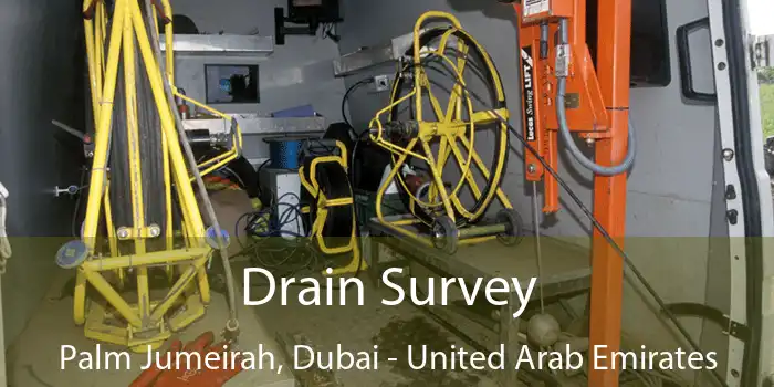 Drain Survey Palm Jumeirah, Dubai - United Arab Emirates