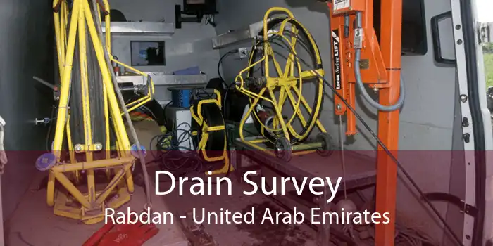 Drain Survey Rabdan - United Arab Emirates