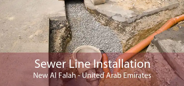 Sewer Line Installation New Al Falah - United Arab Emirates