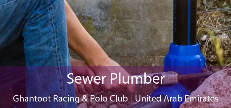 Sewer Plumber Ghantoot Racing & Polo Club - United Arab Emirates