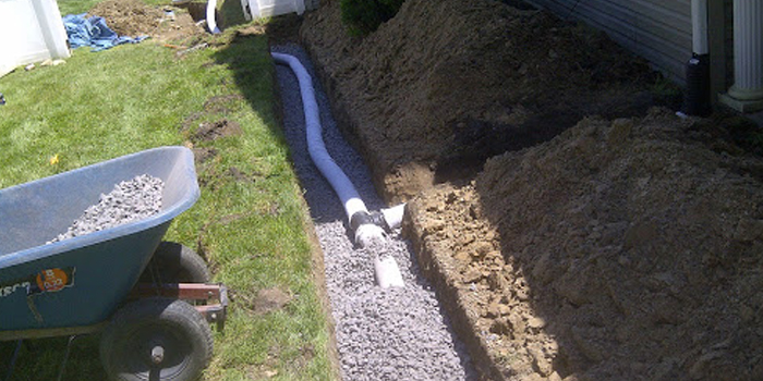 backyard drainage solutions in Dubai